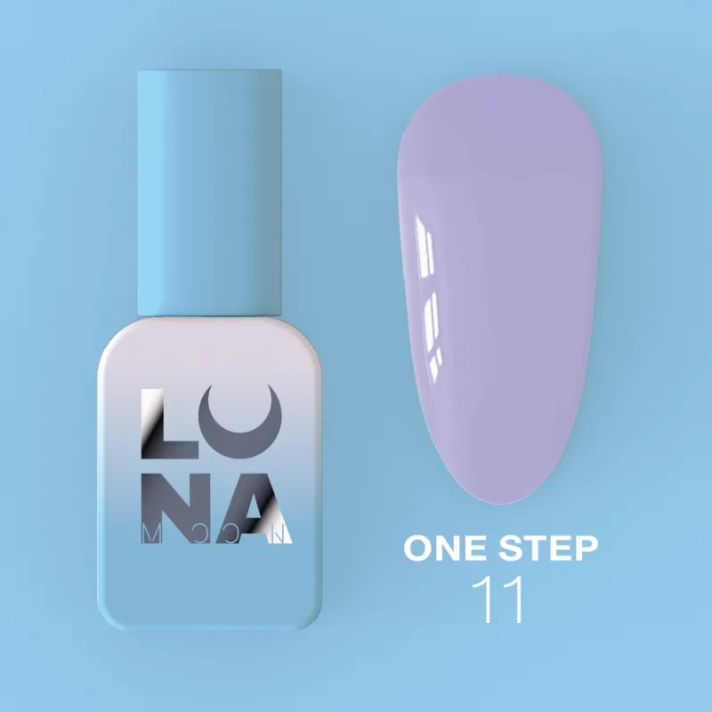 Однофазний гель лак для педикюру One step №11