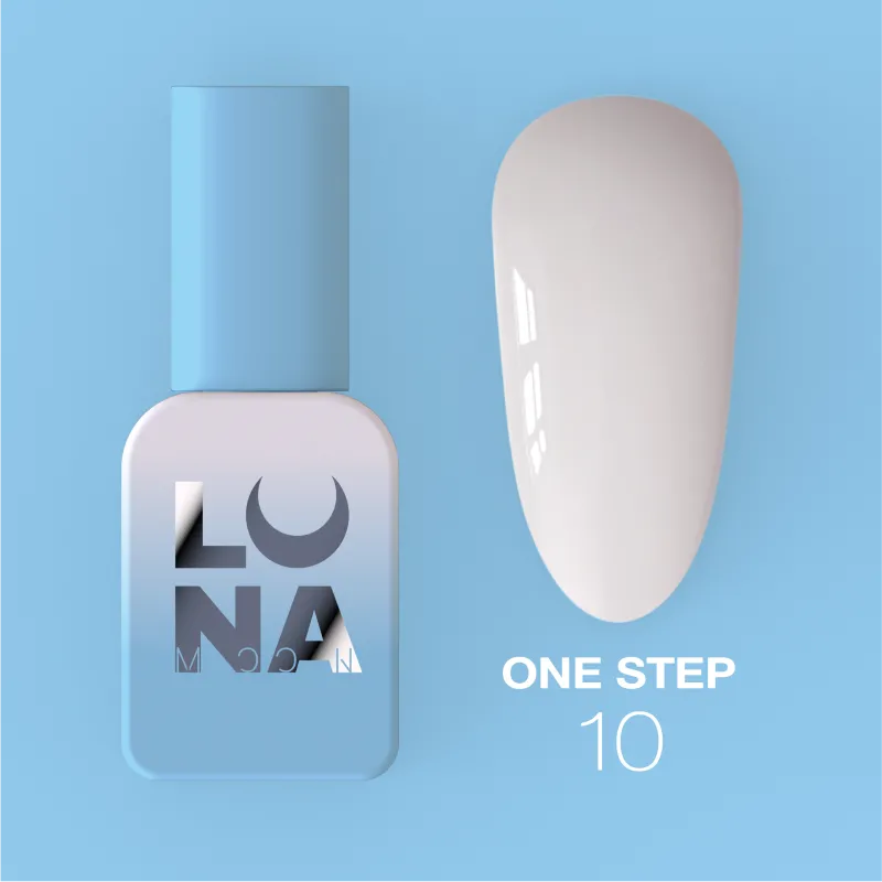 Однофазний гель лак для педикюру One step №10