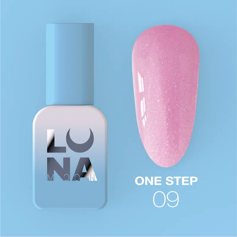 Однофазний гель лак для педикюру One step №9