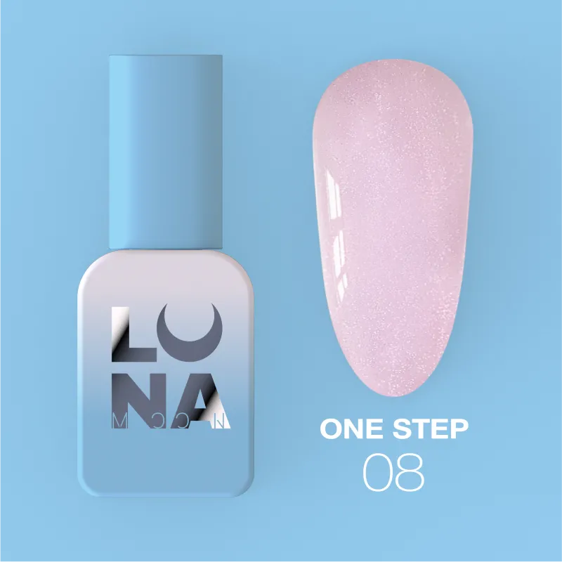 Однофазний гель лак для педикюру One step №8