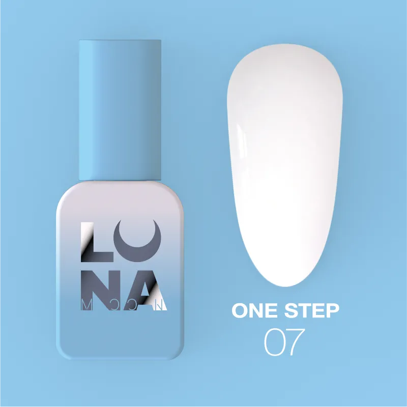 Однофазний гель лак для педикюру One step №7