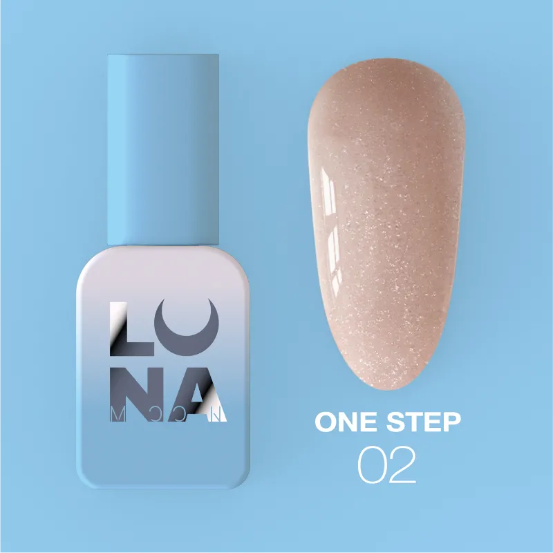 Однофазний гель лак для педикюру One step №2