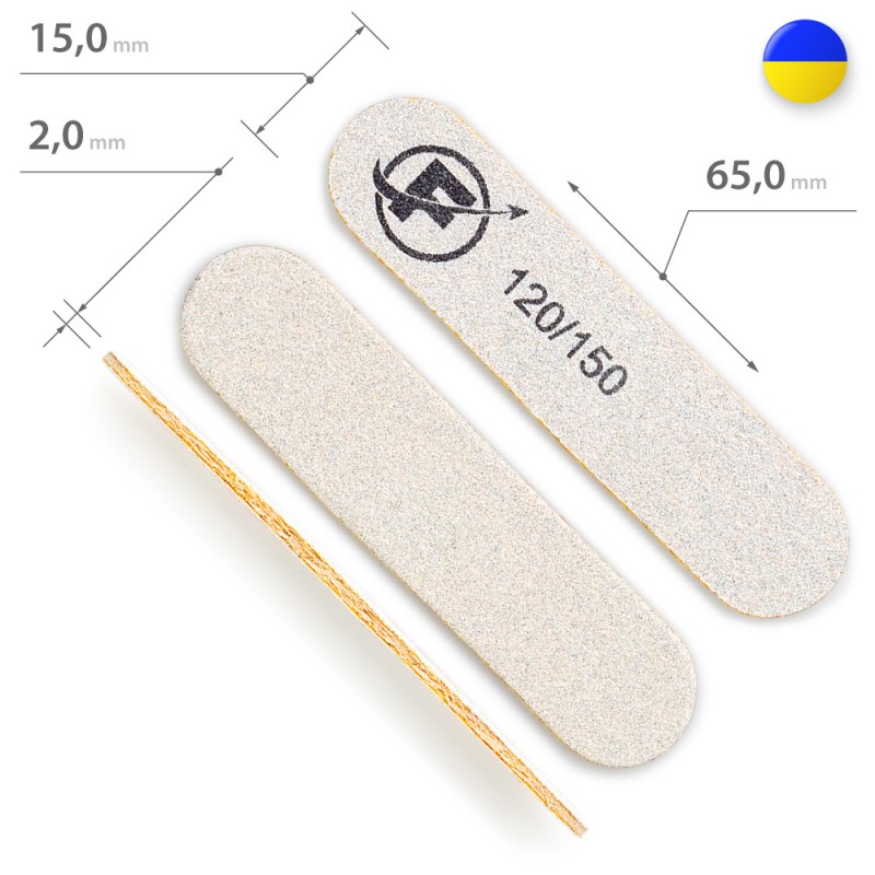 Мини пилочка 6,5х1,5см 120/150 ___MRL114G (501)