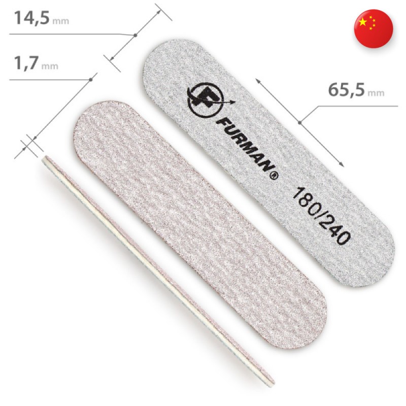Пилочка 6,5 см Китай 180/240 ___KRY003/004 (1084)