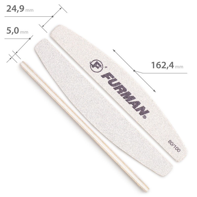 Пилочка для ногтей ФУРМАН дуга 80/100 ___MRL810G (052)