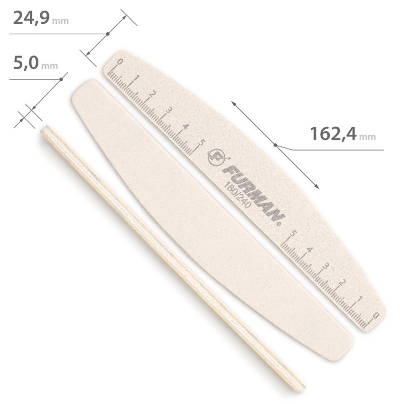 Пилочка для ногтей ФУРМАН дуга 180/240 ___MRL850G (153)