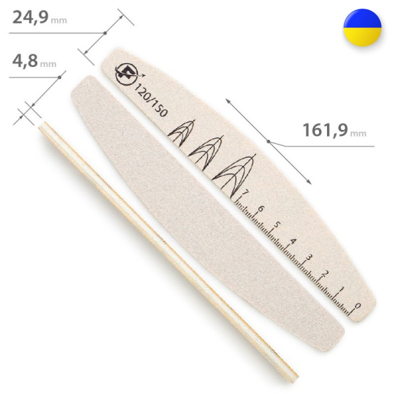 Пилочка для ногтей ФУРМАН дуга 120/150 ___MRL850G (2090)