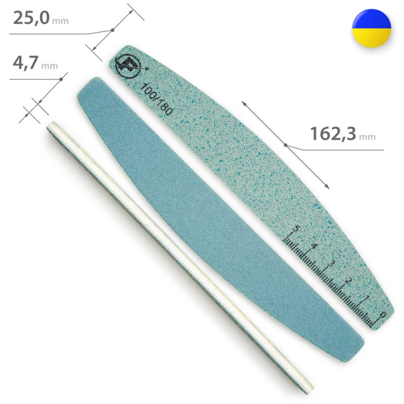 Пилка для ногтей водостойкая ФУРМАН дуга 100/180грит ___MRL900G (441)