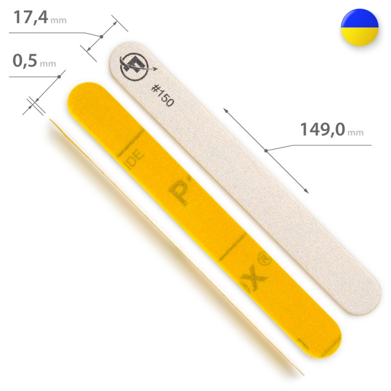 Сменные Наждаки Для ПРЯМОЙ металлической основы 150 грит 10 штук ___MRL220G (498)