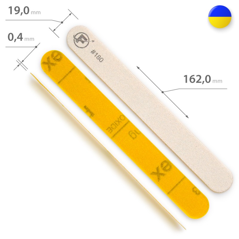 Сменные Наждаки Для ПРЯМОЙ металлической основы 180 грит 10 штук ___MRL220G (499)