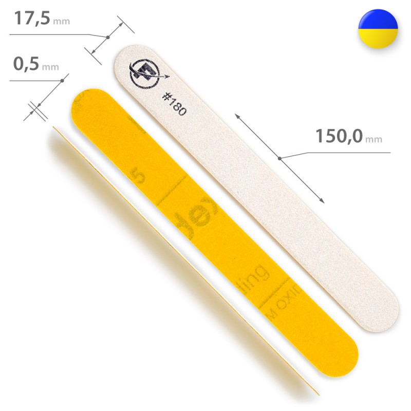 Сменный файл с основой на шпатель 180 грит 10 штук ___MRL215G (2092)