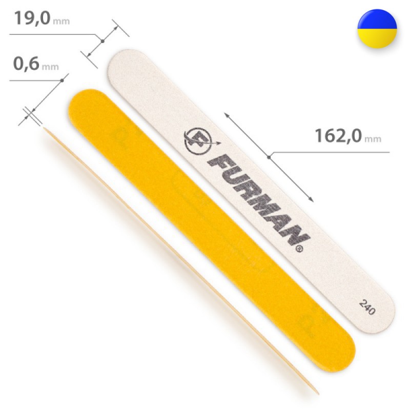 Сменные Наждаки Для ПРЯМОЙ металлической основы 240 грит 10 штук ___MRL2150G (500)