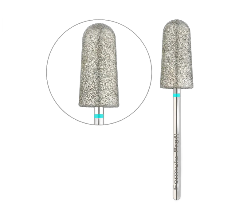 Teemantlõikur pediküüri koonuse jaoks ümar (roheline) PODO 01, 0,9 mm