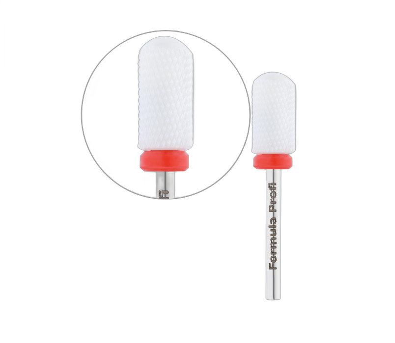 Keraamiline lõikur geellaki eemaldamiseks - Silinder ümar punane, Formula Profi