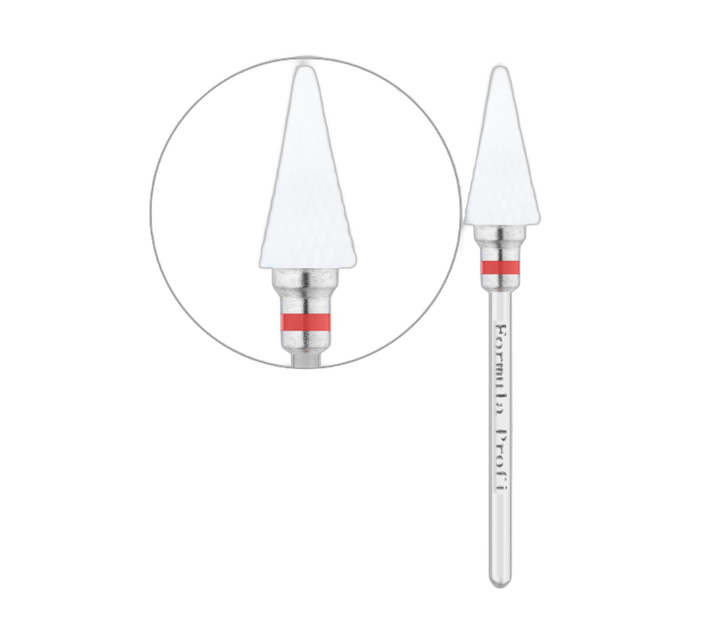 Keraamiline frees Koonus terav (Punane), Formula Profi