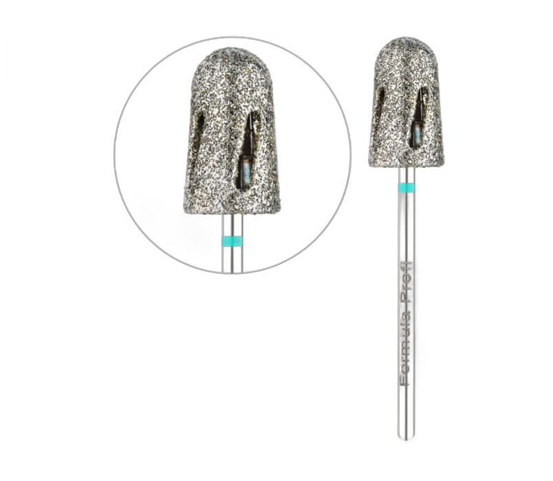 Teemantlõikur pediküüri mütsidele (roheline) PODO 06, 10 mm