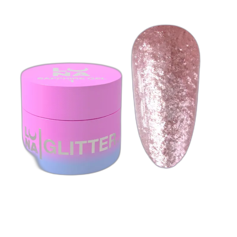 Küünte glitter Sapphire Gel nr 1 5ml