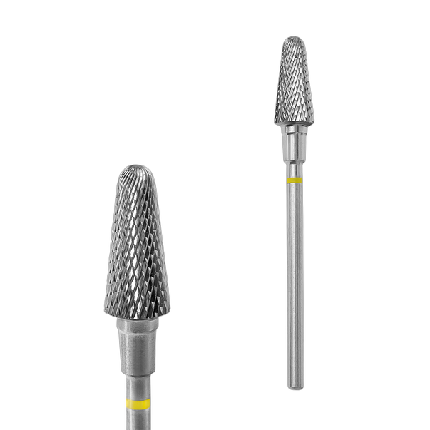 Kovametallinaula, katkaistu kartio STALEKS PRO EXPERT 6 x 14 mm, erittäin hieno (keltainen)