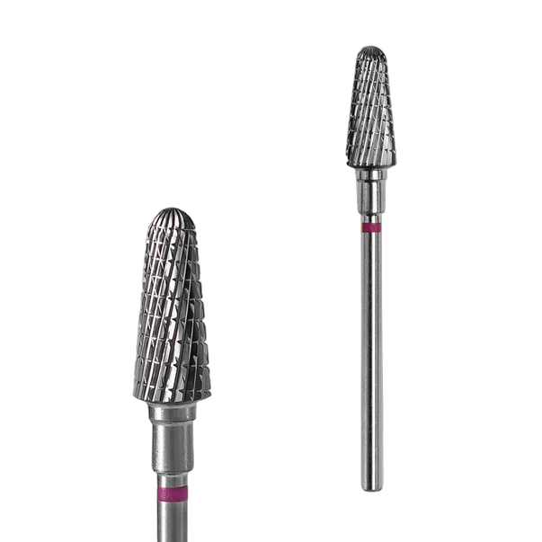 Carbide Nail Bit Truncated Cone STALEKS PRO EXPERT 6 x 14 mm Super-Coarse (Purple)