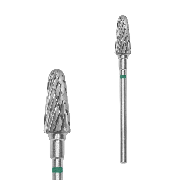 Carbide Nail Bit Truncated Cone STALEKS PRO EXPERT 6 x 14 mm Coarse (Green)