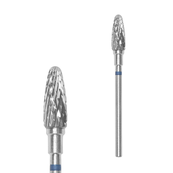 Carbide Nail Bit Corn Shape STALEKS PRO EXPERT 5 x 13 mm Medium (Blue)