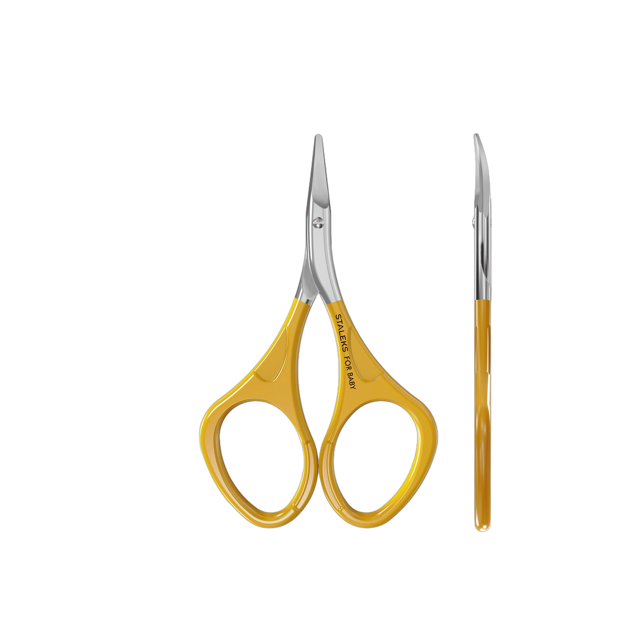Nail scissors for baby 0+ yellow BEAUTY & CARE 11 TYPE 8