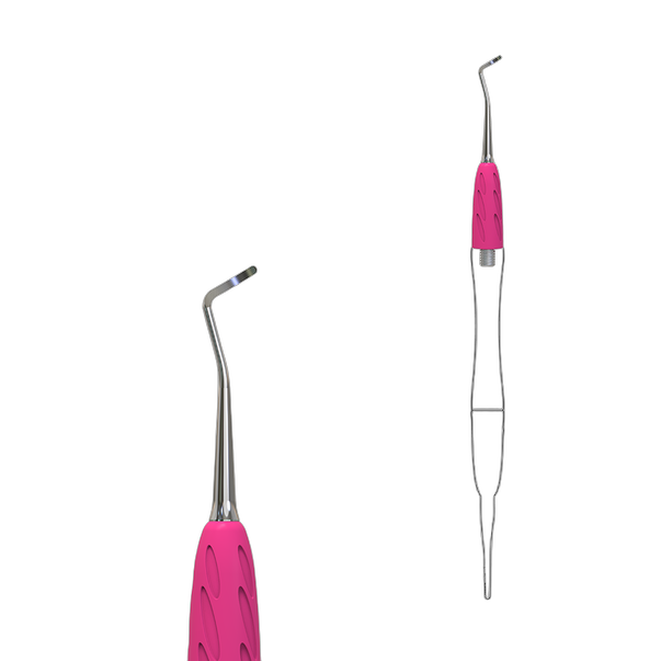 Pediküüri kürett Staleks Pro Combo UNIQ 31 (vasakule painutatud), vahetatav labida osa