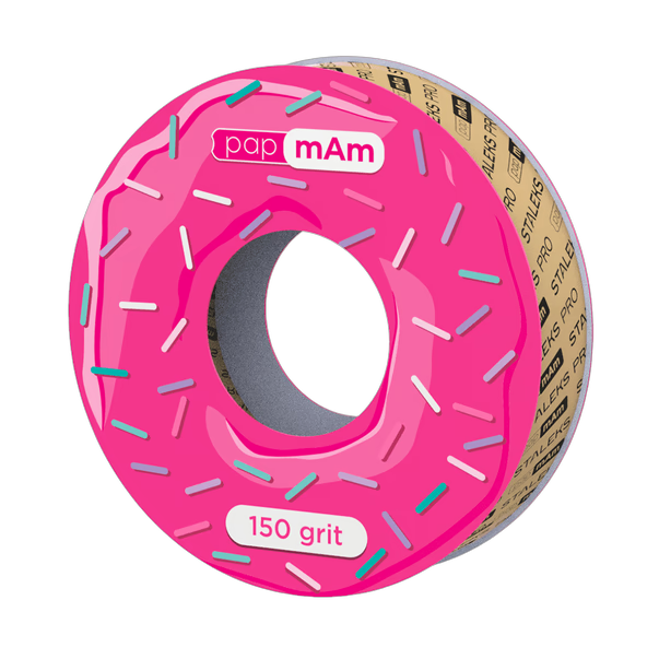 Vahetuslint papmAm rullile STALEKS PRO EXPERT White 150 gritti (valge, liimivaba)