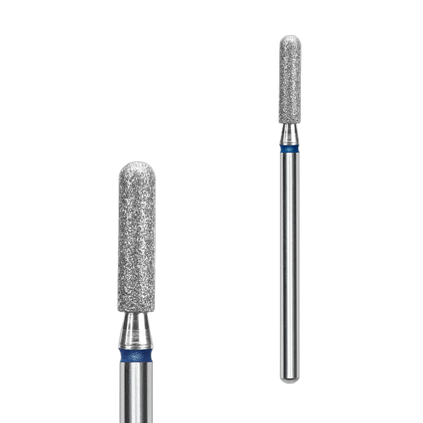 Teemantfrees silinder ümarotsaga STALEKS PRO EXPERT 2,5 x 10 mm sinine (keskmine)