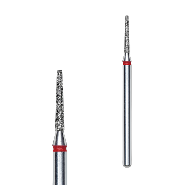 Teemantfrees Koonus kärbitud STALEKS PRO EXPERT 1,6 x 10 mm punane (peen)