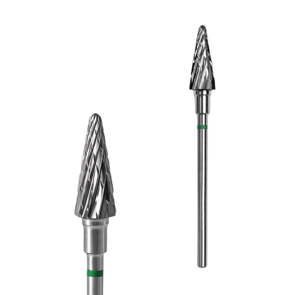 Фреза твердосплавная Конус STALEKS PRO EXPERT 6 х 14 мм зеленая