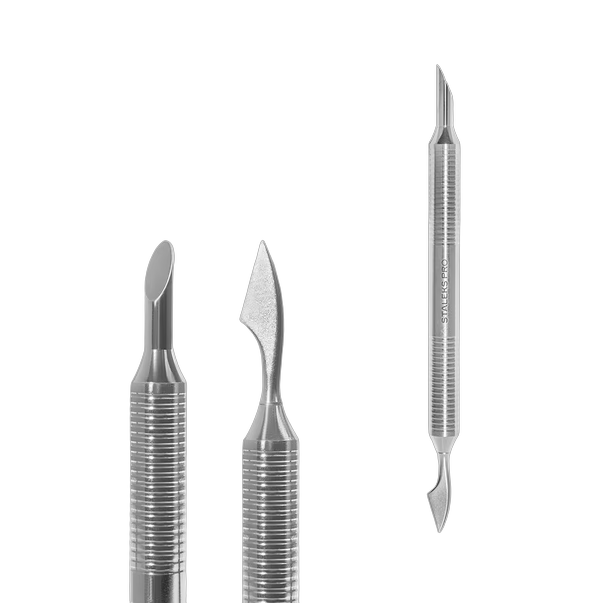 Cuticle Pusher with Hatchet Blade for Manicure STALEKS PRO EXPERT 100 TYPE 1