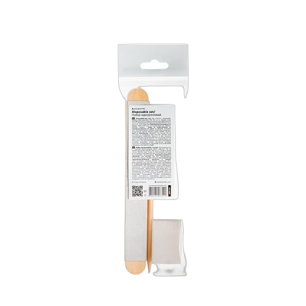 Ühekordne komplekt STALEKS PRO EXPERT 30 (viil + buff + apelsinipulk)