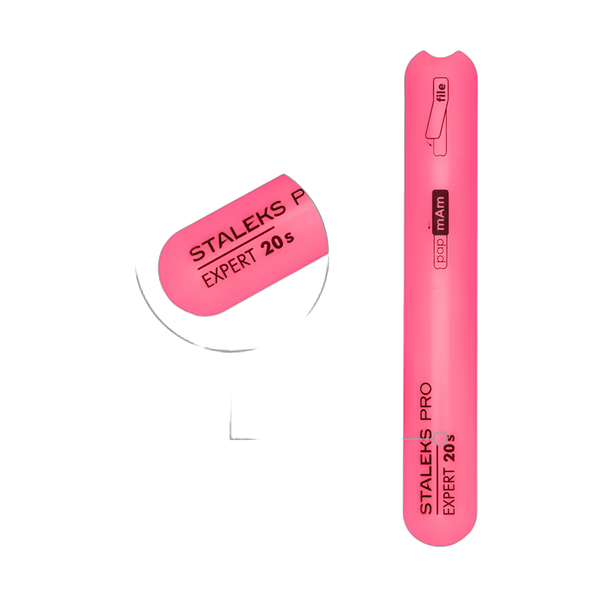 Plastikaalne kaldlõikega sirge viilialus STALEKS PRO EXPERT 20s