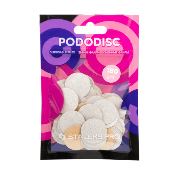 STALEKS PRO EXPERT PODODISC M valged vahetusfailid 180 gritti 50 tk