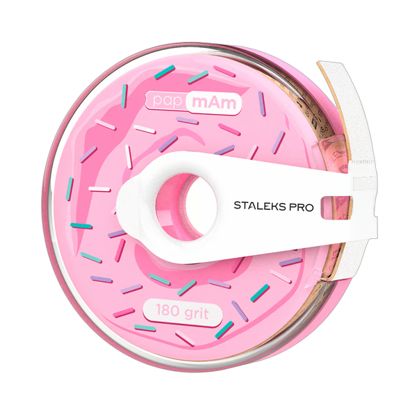 Vahetatav viiliriba valge papmAm klipsiga 180 grit STALEKS PRO EXPERT