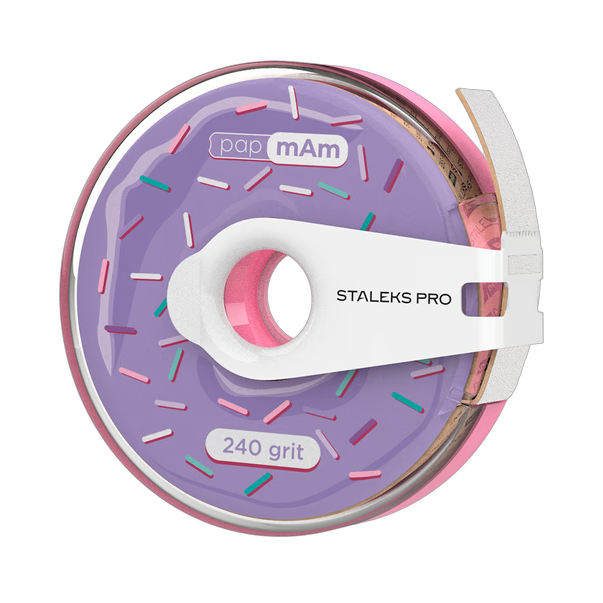 Vahetatav viiliriba valge papmAm klipsiga 240 grit STALEKS PRO EXPERT