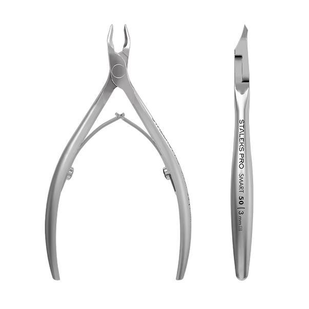 Кусачки профессиональные для кожи STALEKS (Сталекс) PRO SMART 50 режущая часть 3 mm