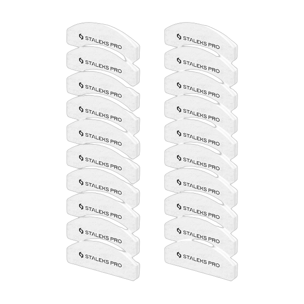 Staleks Pro EXPERT 41 mini puhvrid 100/180 grit poolkuu 20 tk (ühekordsed)