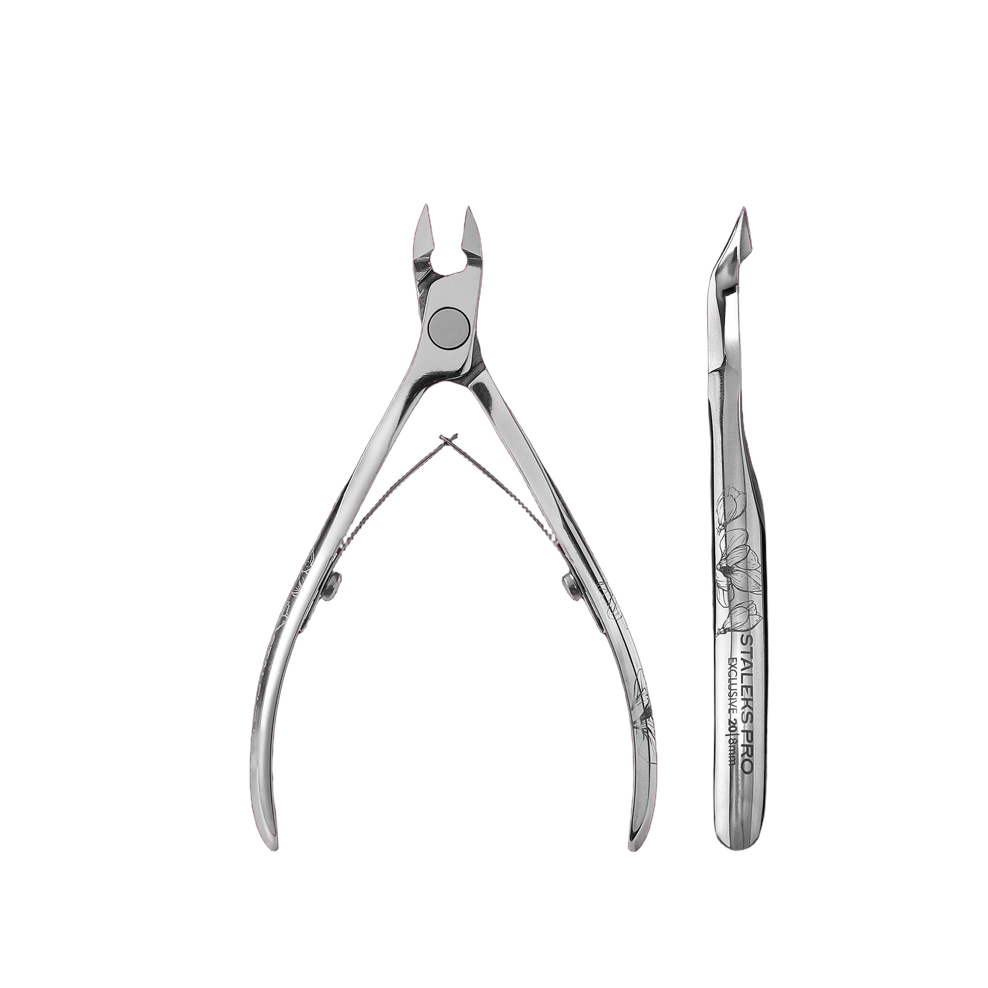 Professional cuticle nippers EXCLUSIVE 20 8 mm (magnolia)