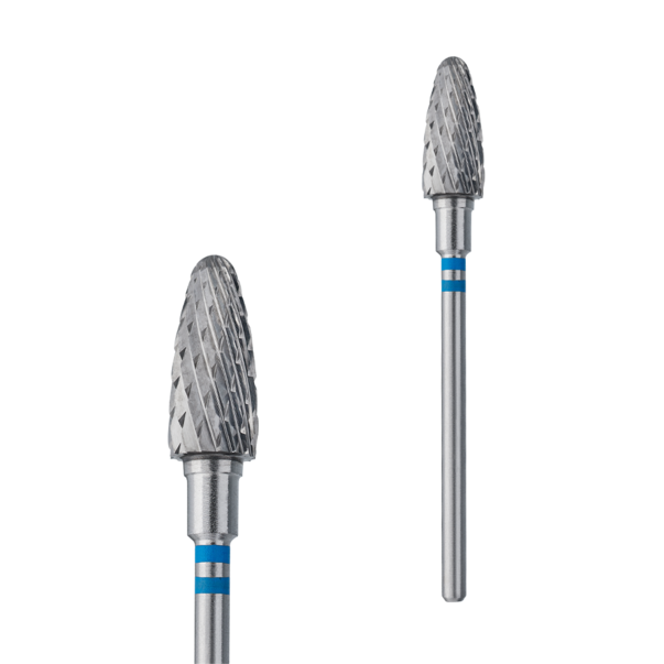 STALEKS PRO EXPERT kovametalliterä — maissin muotoinen, sininen (keskikokoinen) vasenkätiselle, 6 x 14 mm