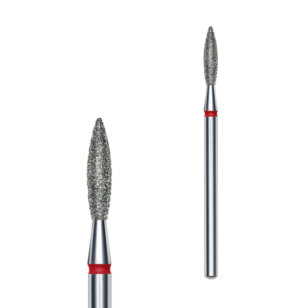 STALEKS PRO EXPERT teemantfrees Leek Red (punane) 2,3 x 10 mm