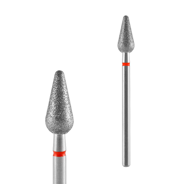 Teemantfrees ymardatud pirnkujuline STALEKS PRO EXPERT Red 5 x 12 mm punane