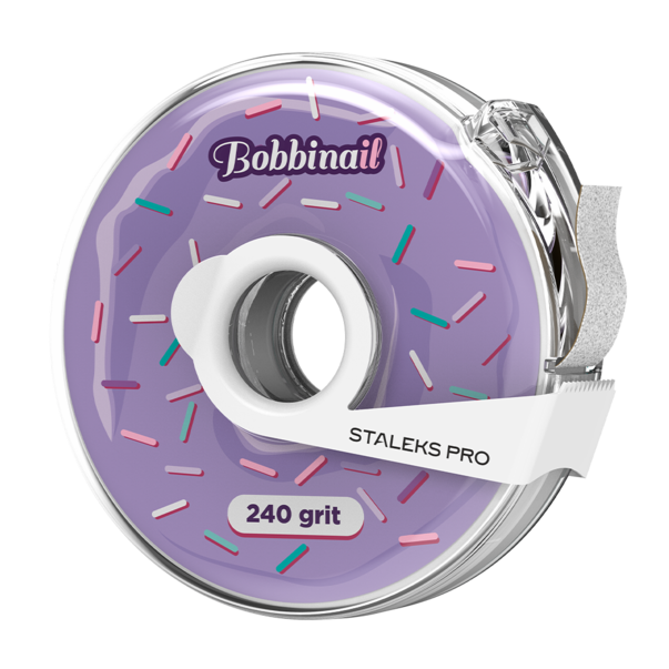 Vahetatav viiliriba valge plastikpoolil 240 grit STALEKS PRO EXPERT