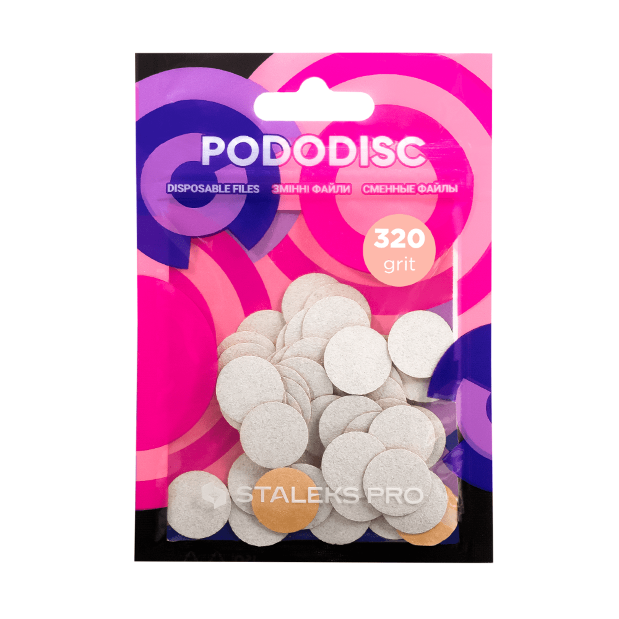 Replacement file ring PODODISC STALEKS PRO S 320 grit (50 pcs)