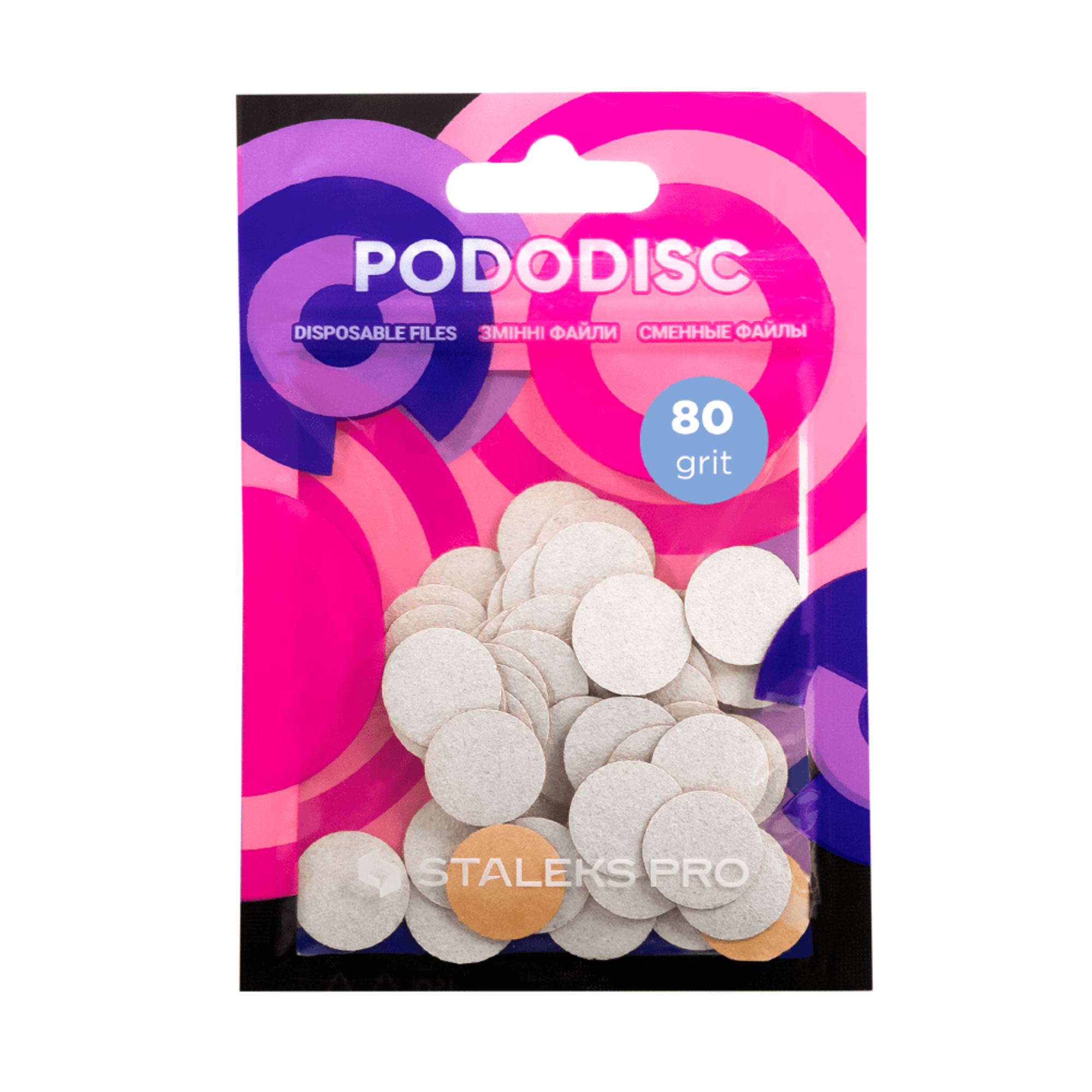 Replacement file ring PODODISC STALEKS PRO S 80 grit (50 pcs)