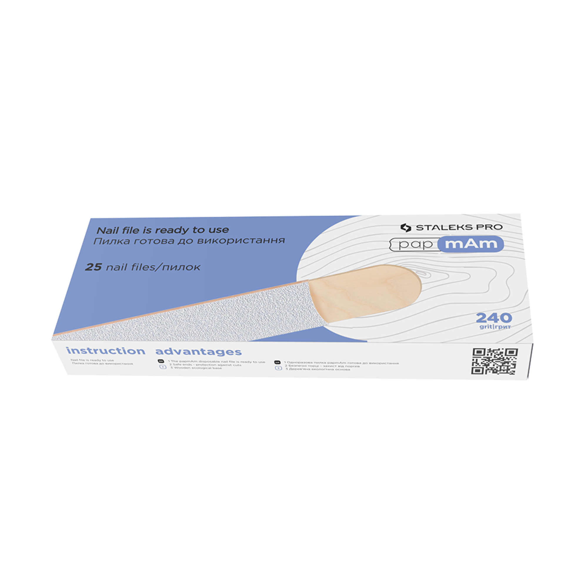STALEKS PRO EXPERT 20 papmAm pehmeät vaihtoviilat puisella pohjalla | 240 Grit | 10 kpl