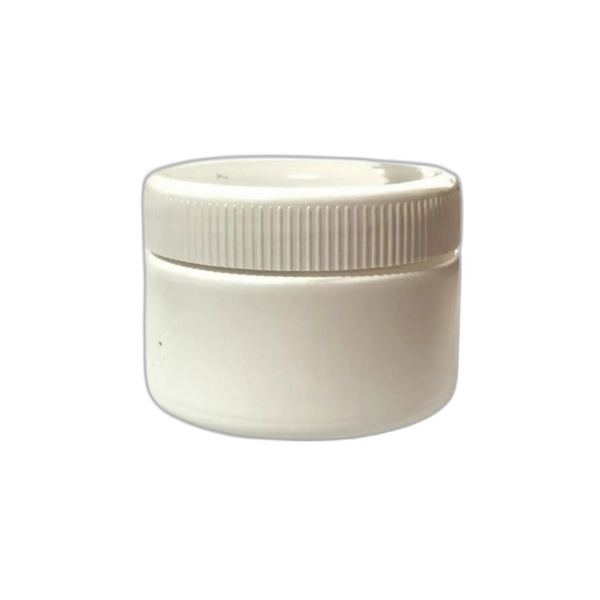 Valge kosmeetikapurk, 100 ml