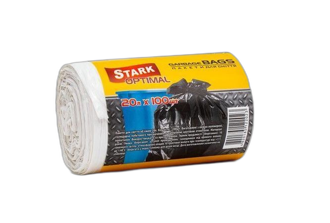 Prügikotid Stark optimaalne 20 l (100 tk) valge
