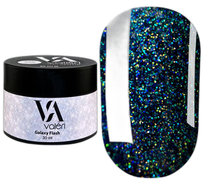 Valeri Top Galaxy Flash geellakk, 30 ml